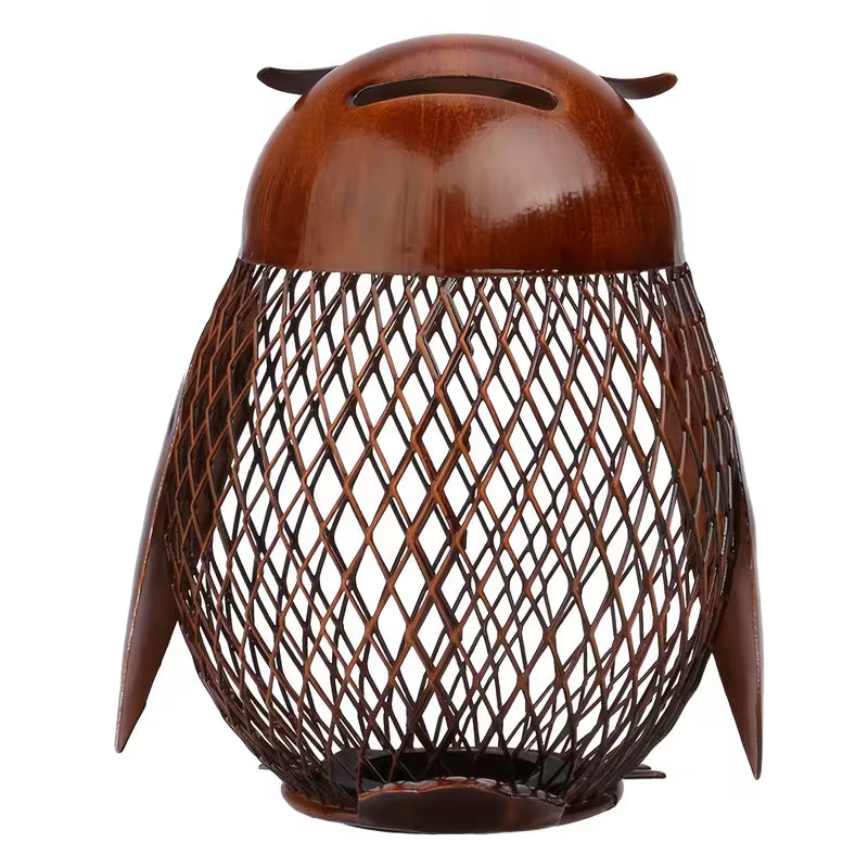 1pc Owl Shaped Coin Bank