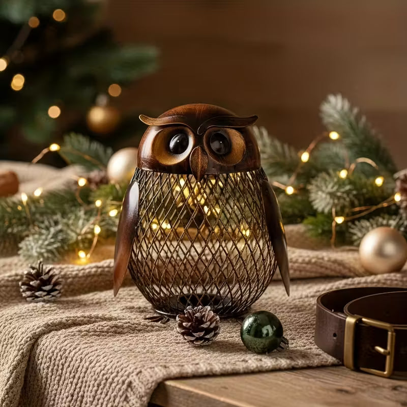 1pc Owl Shaped Coin Bank