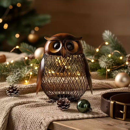 1pc Owl Shaped Coin Bank